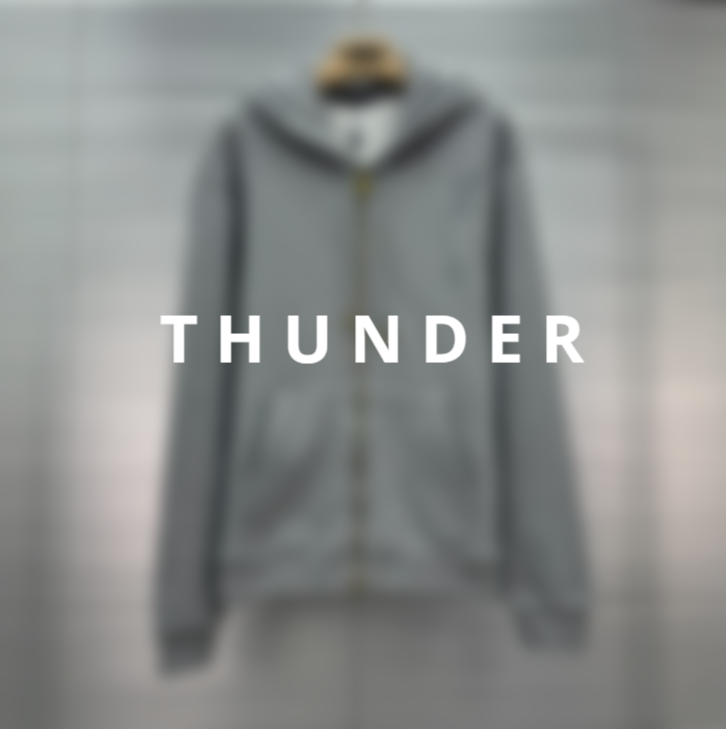 Pattern Embroidered Grey Zipper Hoodie