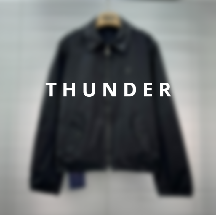 Leather Collar Reversible Jacket