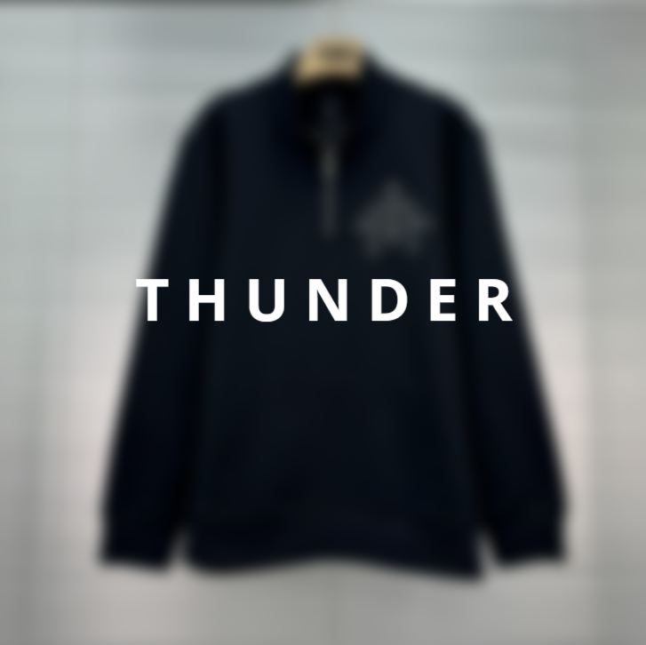 CH half zip hoodie