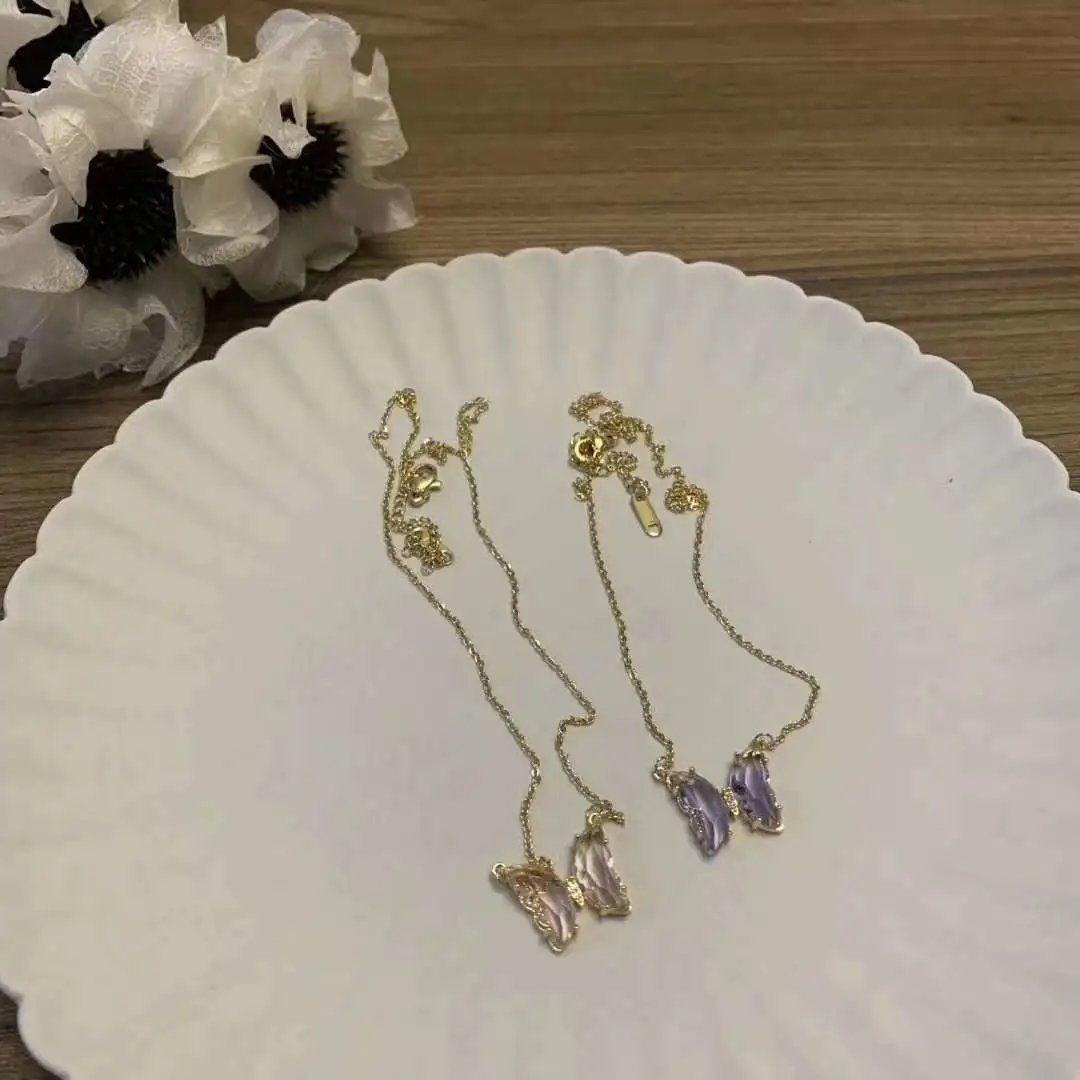 Crystal Butterfly Necklace