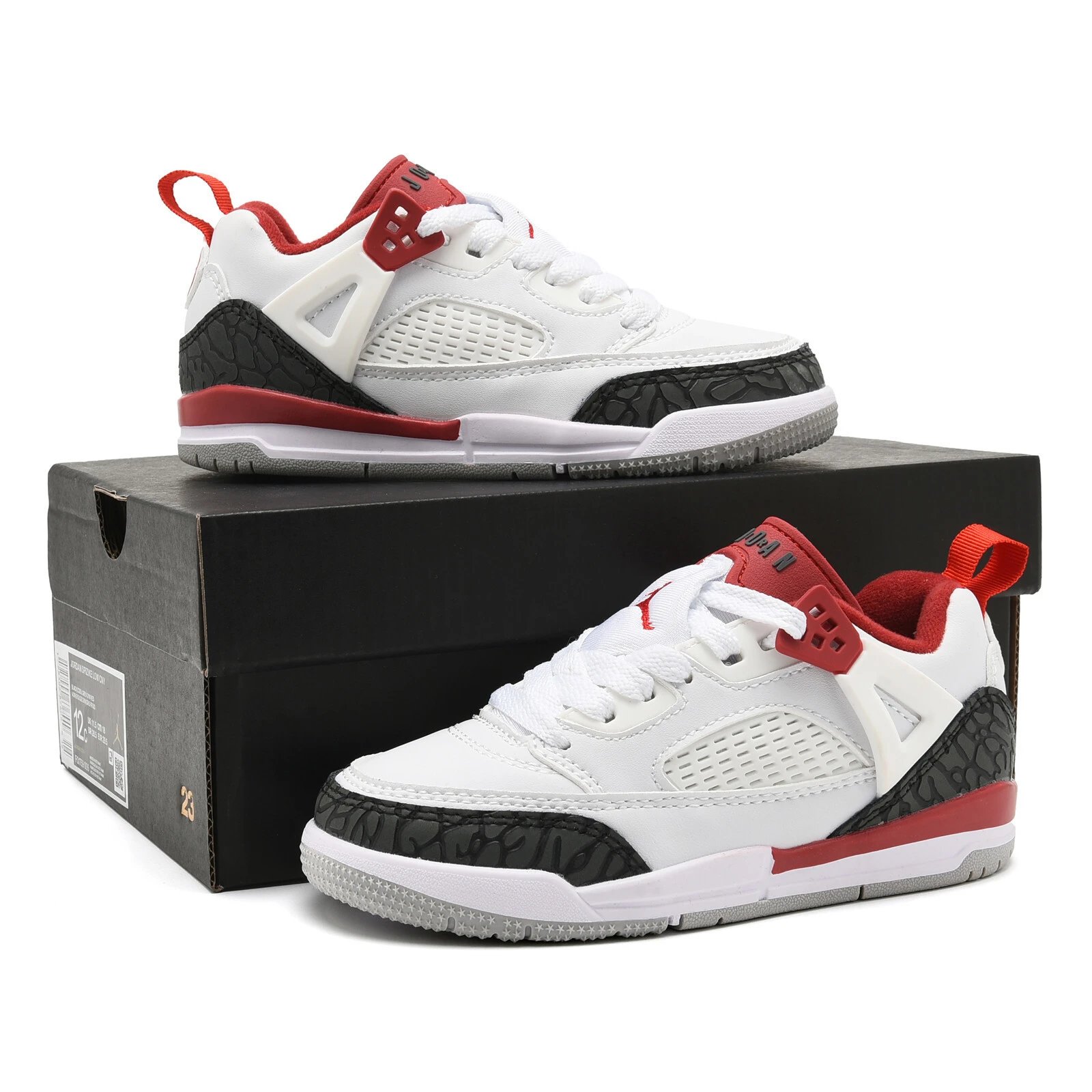 White/Black/Red