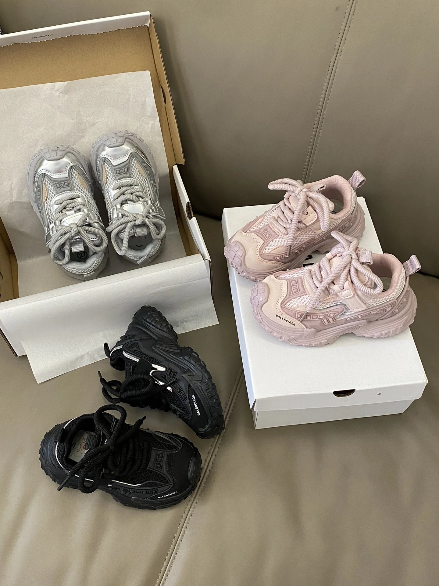 Balenciaga children's shoes | 3 colorways