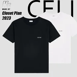 thumbnail for Ce Celine small LOGO short sleeves (custom 50 combed cotton, ultra-thin and breathable)