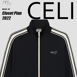 thumbnail for [Made by Kung Fu] Celin FW22 Track suit embroidered loose zipper jacket (customized with all accessories, the only correct 150D brother-in-law pattern fabric)