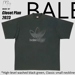 thumbnail for BLCG X ADI dark green short sleeves (high-definition fabric, 10,000-needle embroidery)