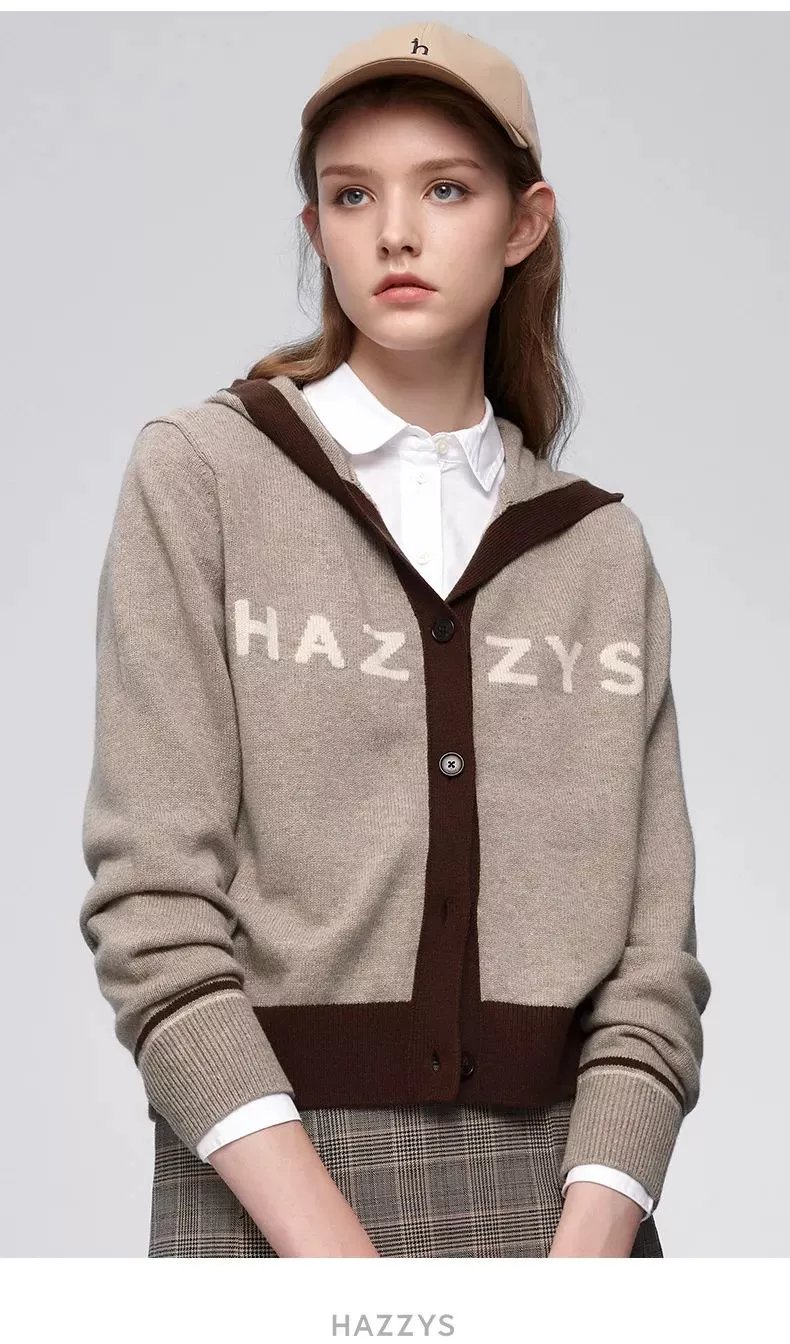 Hooded Cardigan Sweater