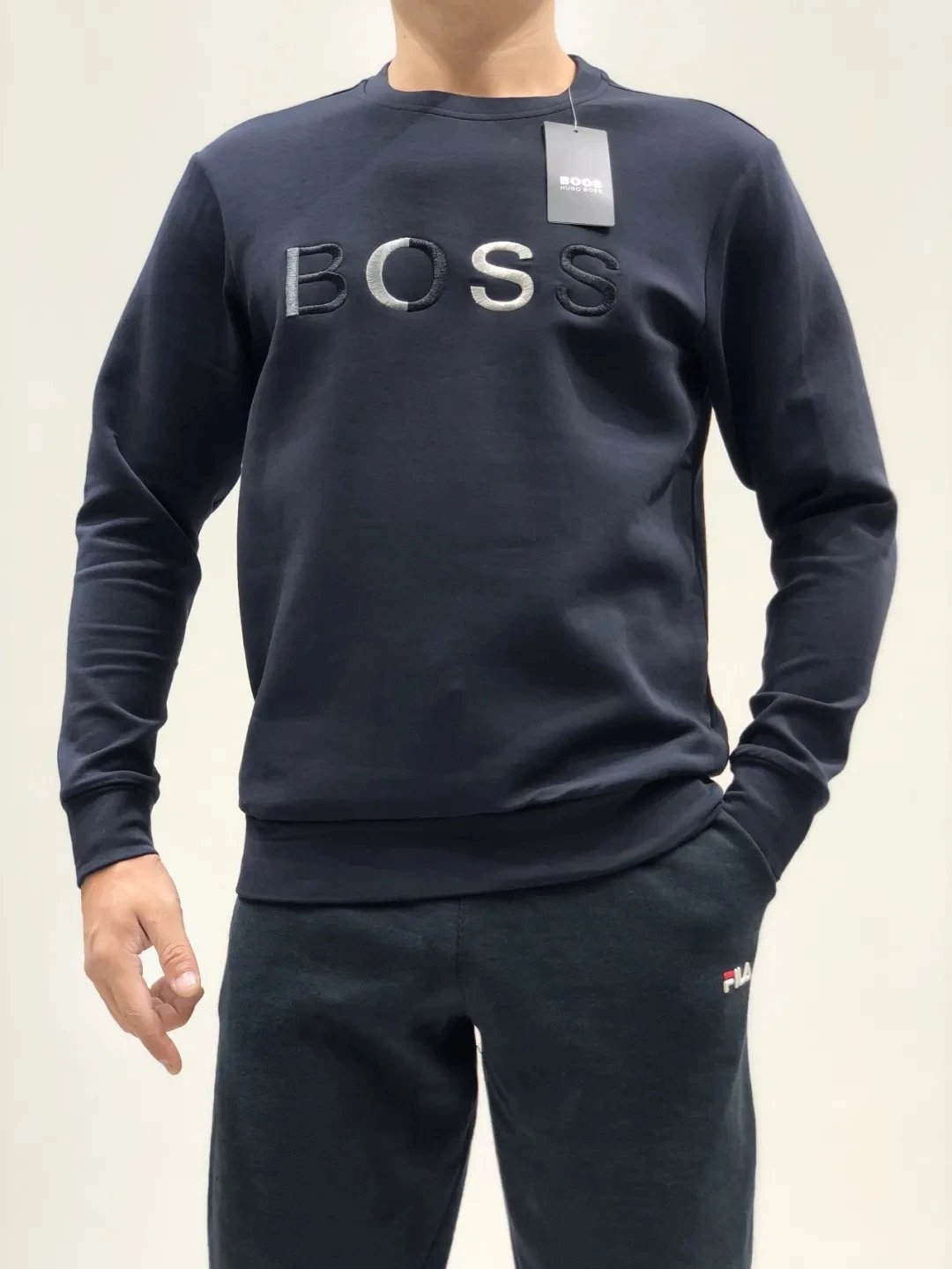 Crew Neck Fleece Hoodie