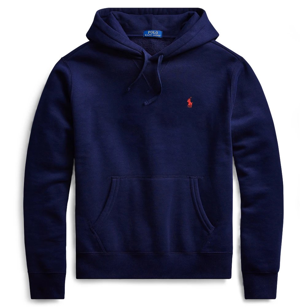 American Paul Ralph Lauren men's fleece long-sleeved hoodie Ralph Lauren sports casual sweatshirt, the fabric is fleece pure cotton sweatshirt fabric, after washing process does not fade