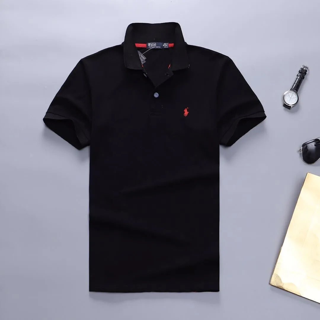 Paul Men's Polo Shirt Short Sleeve T-Shirt 2021 Summer Lapel Cotton Plus Size Casual Top