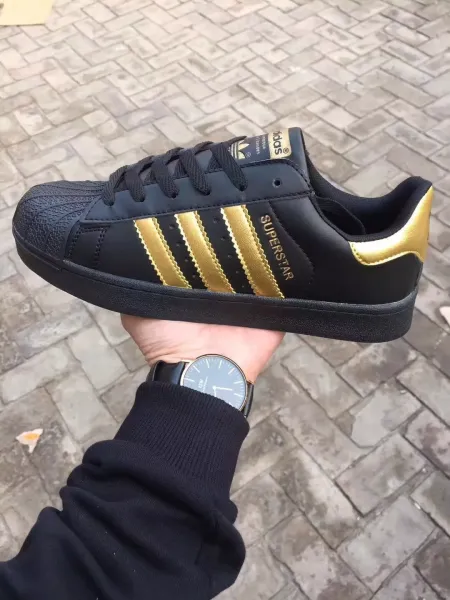 Adidas Originals Superstar Black Sneakers - 13