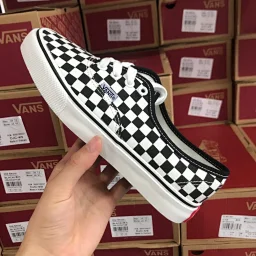 thumbnail for [High Quality] Classic Vance High Top Men's and Women's Shoes Canvas Shoes Autumn Low Top Lace-up Couple Casual Skateboard Shoes