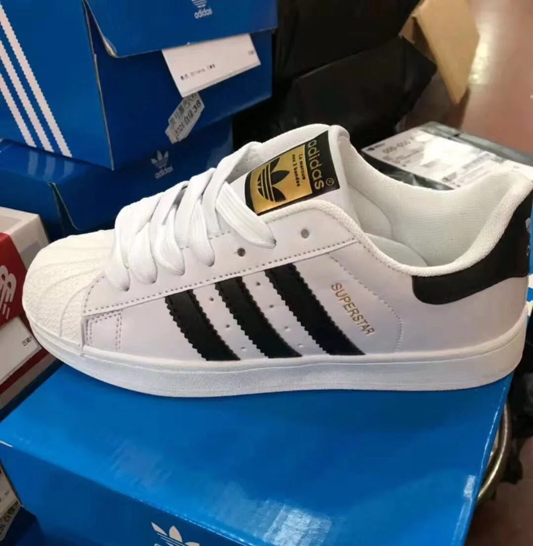 Three Leaf Gold Label Shell Head Three Bar White Shoes Men's Shoes Women's Shoes Couple Shoes Board Shoes Casual Shoes