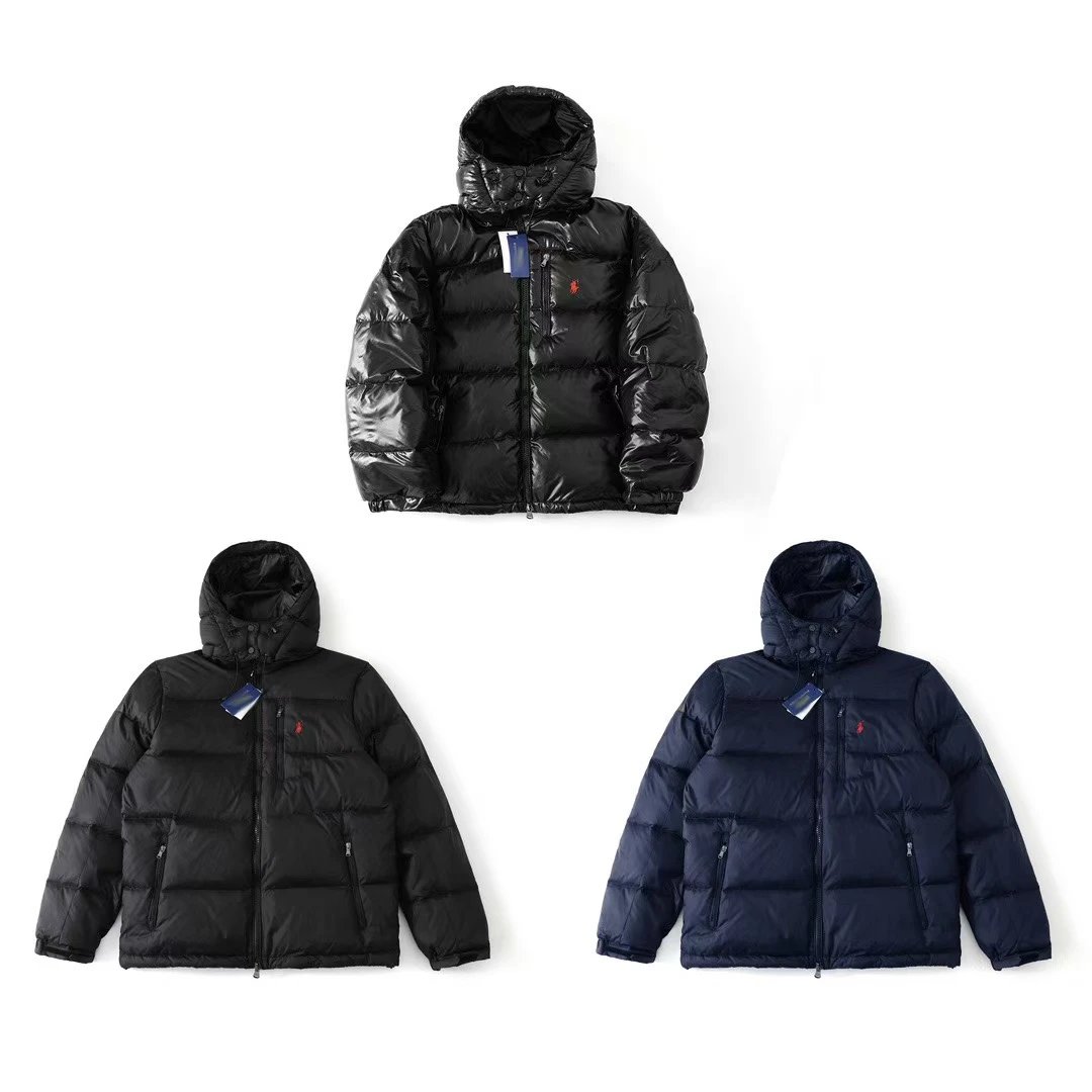 Pony windproof warm down jacket