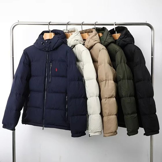 Pony five colors windproof warm down jacket for men and women