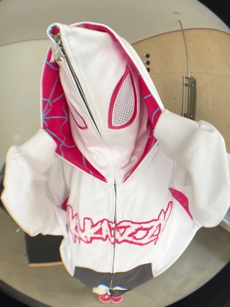 Gwen Sweatshirt Mens and Womens Autumn and Winter Loose Hood Trendy Tops Zipper Cardigan Outwear 2