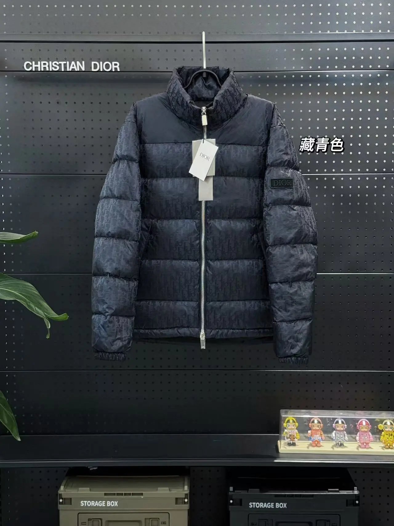 23fw  dior Six colors dark stripe down jacket 5