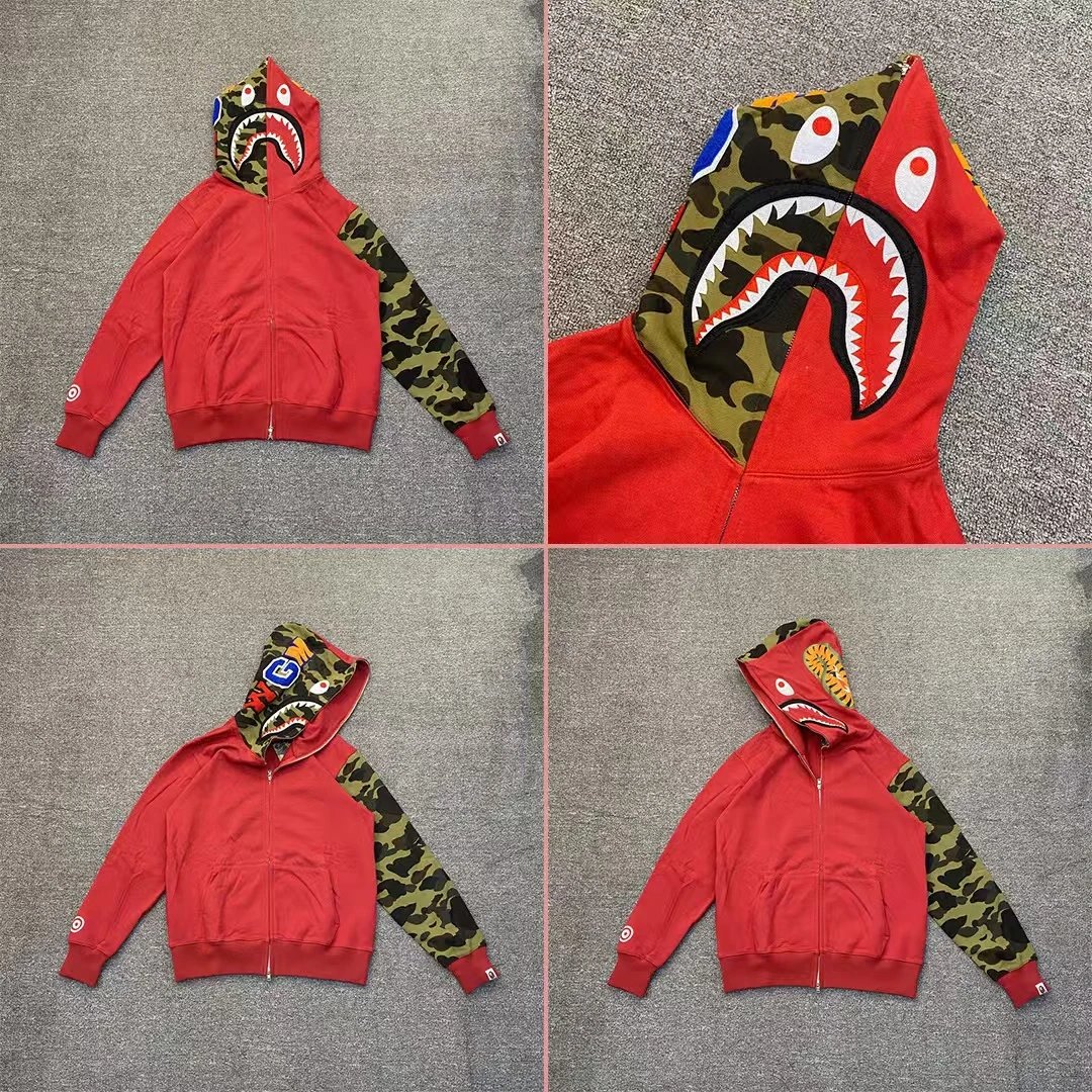 One arm camouflage red