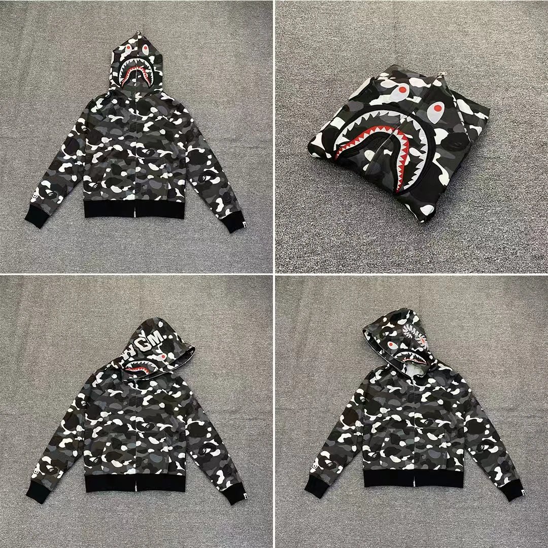 Black and white camouflage