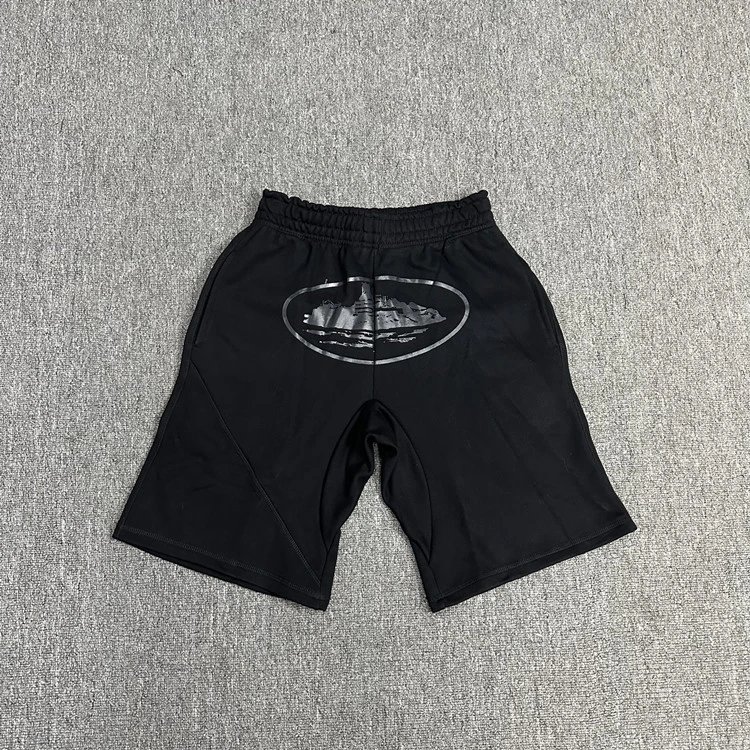 black gray shorts