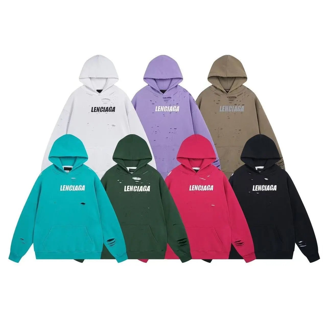 Destruct print hoodie - 132328