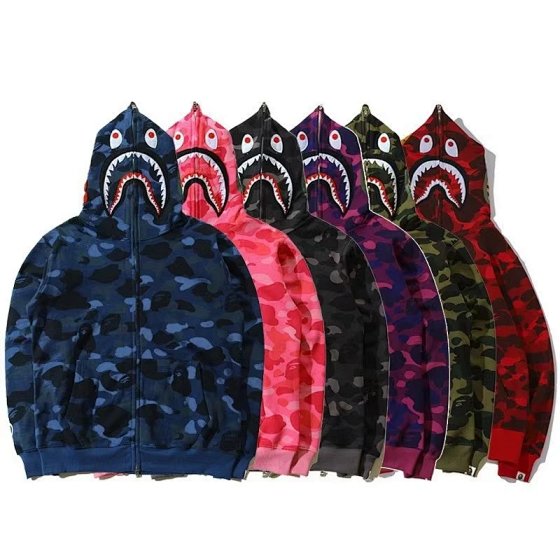 Cheap camouflage shark jacket