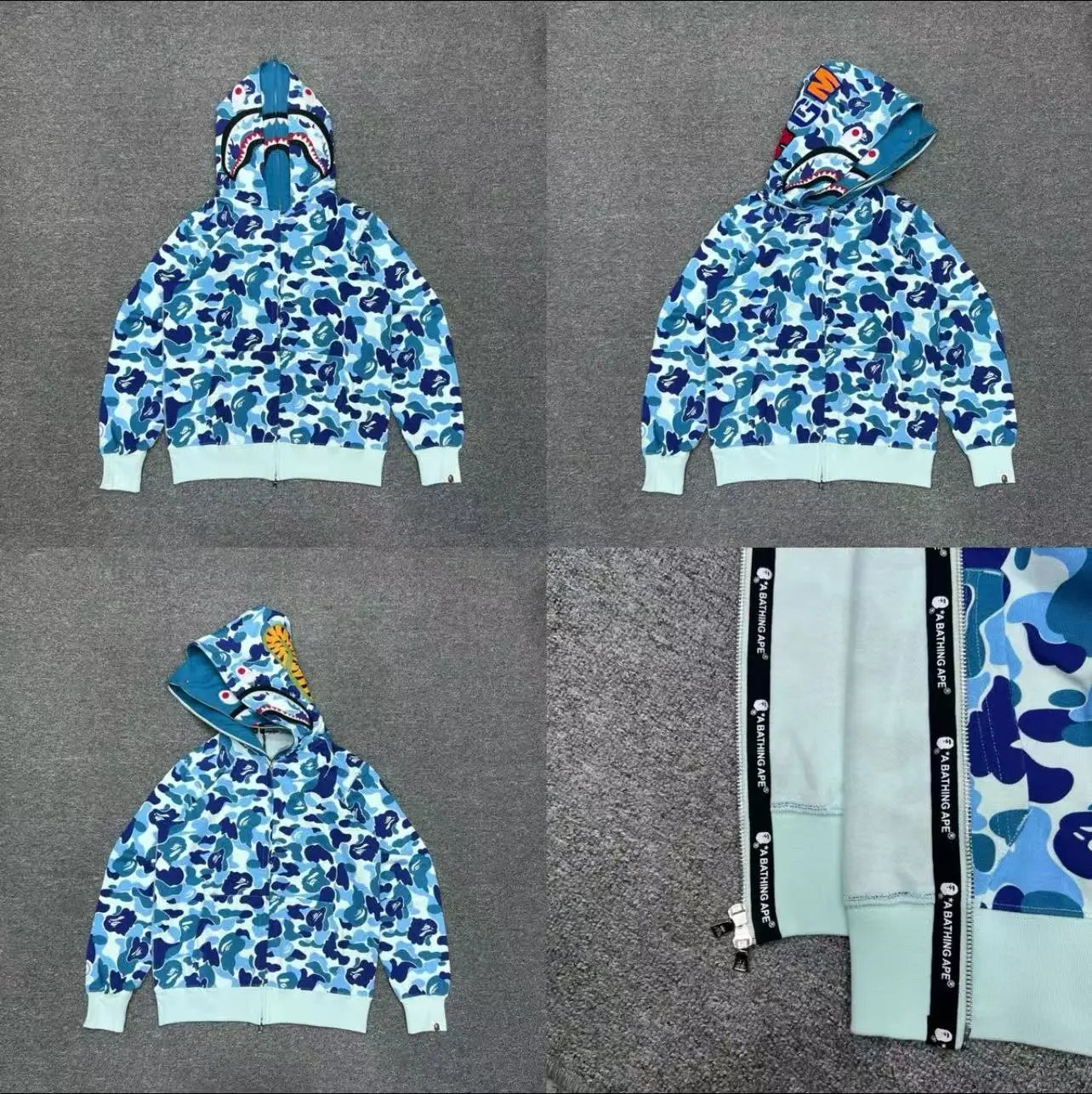 Blue double hat XX205
