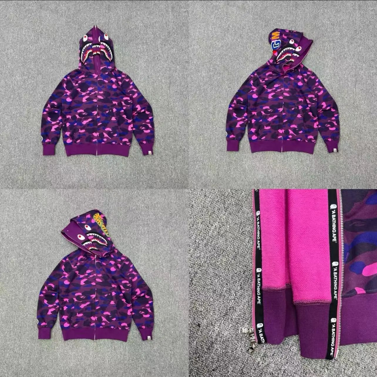 Purple double hat XX232
