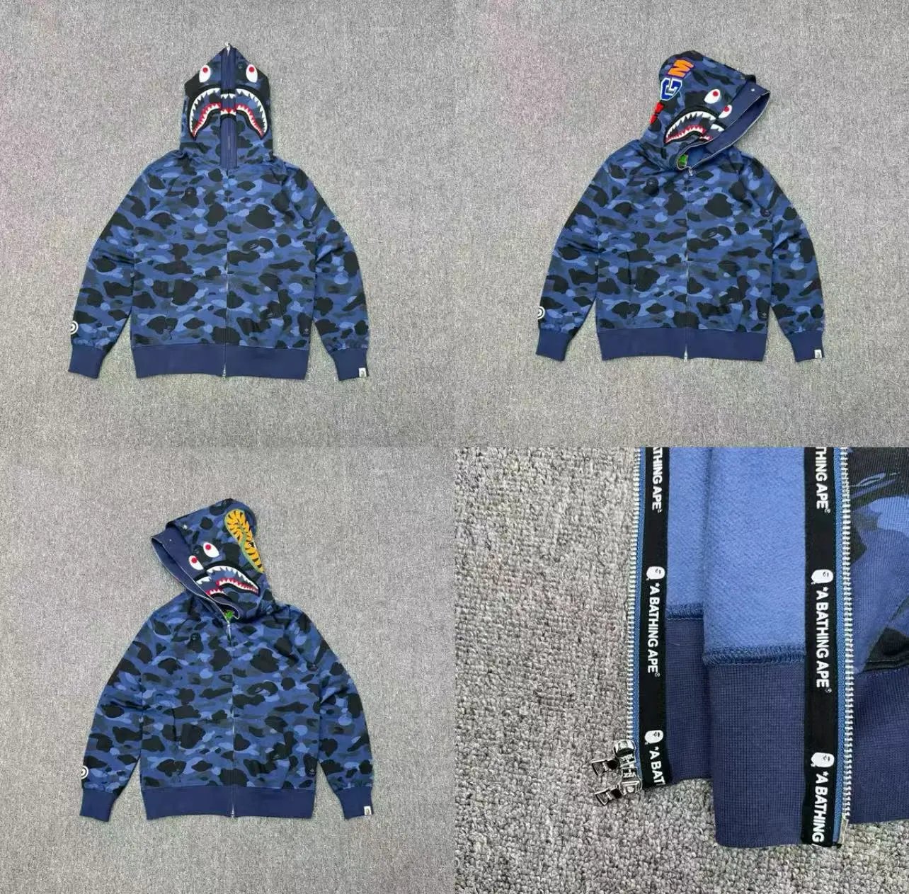 Blue double hat XX232