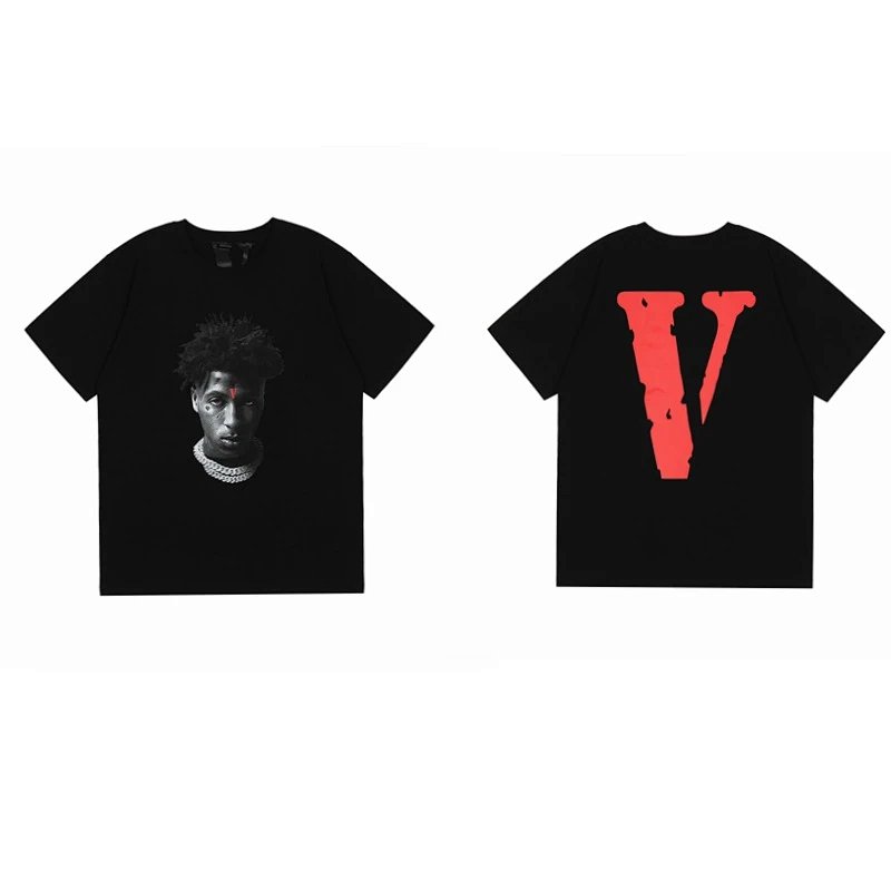 Vlone Skull and Drip V Logo White T-Shirt product detail 15 in Litbuy spreadsheet finds