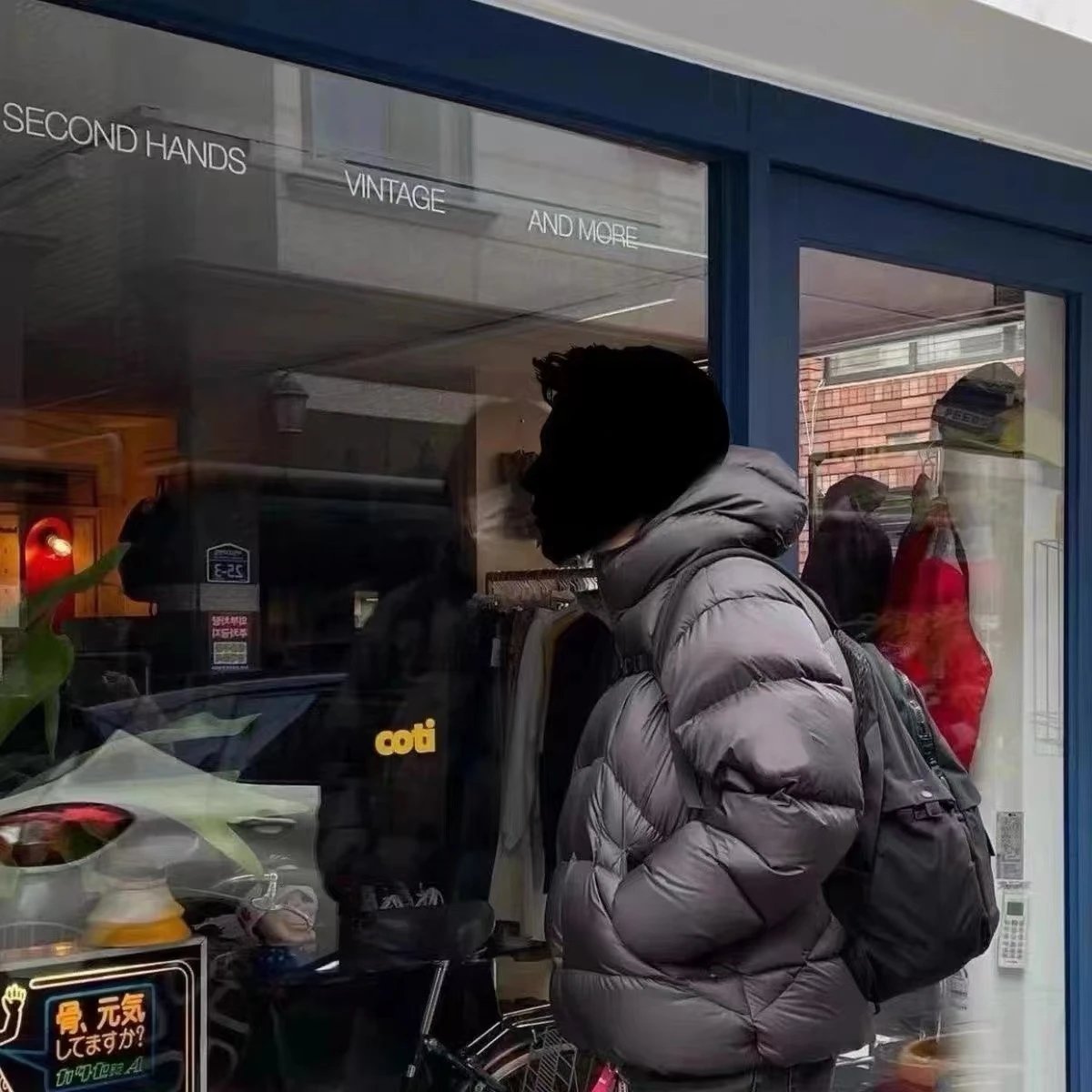 PALACE FW23 Pertex Frost Mask Winter standup collar hooded longsleeved down jacket for men