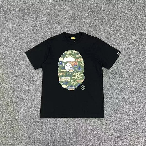 A Bathing Ape Baby Milo Camo Pink Black T-Shirt product detail 14 in Litbuy spreadsheet finds