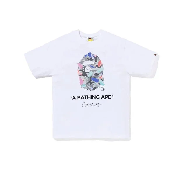 A BATHING APE T-Shirts Head Graphic Short-Sleeve T-Shirt product detail image 12