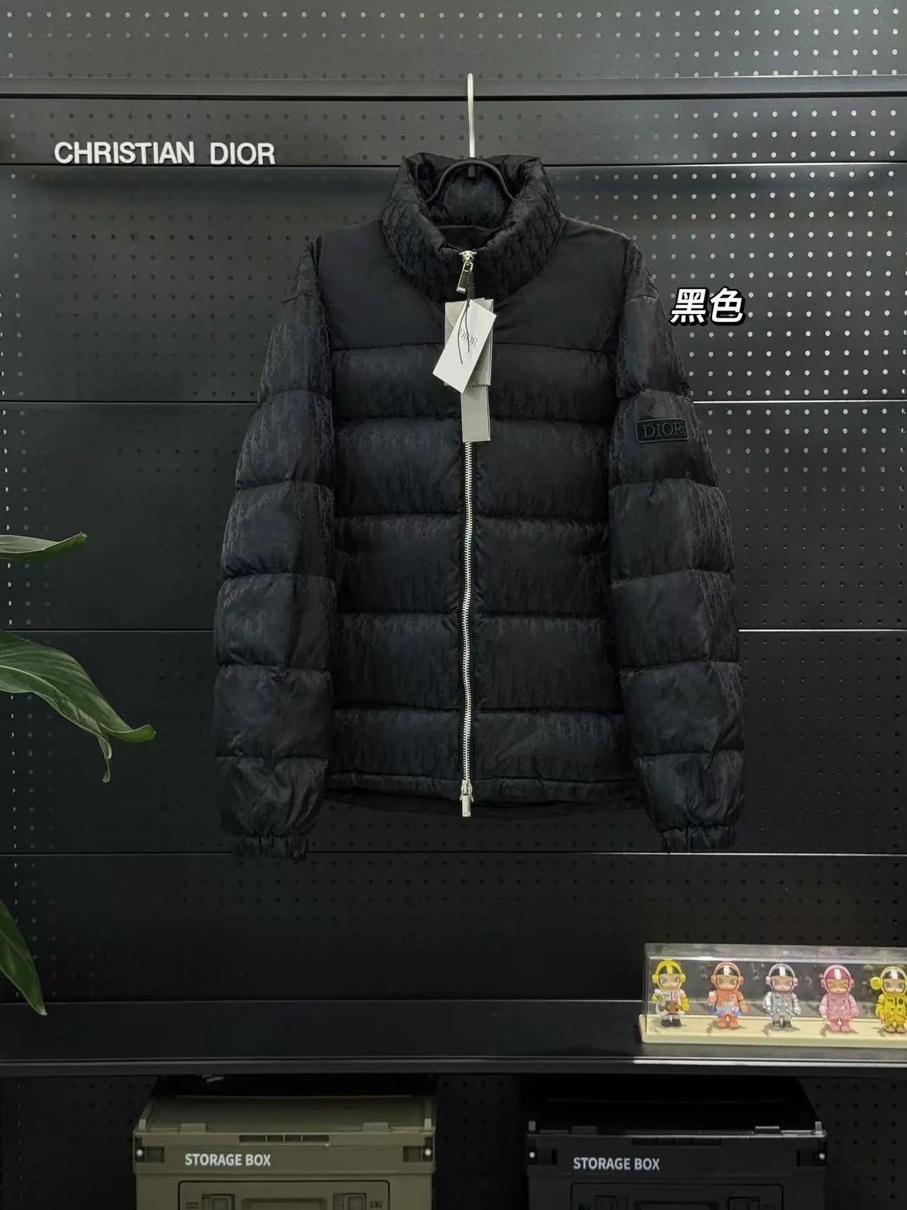 23fw  dior Six colors dark stripe down jacket 2