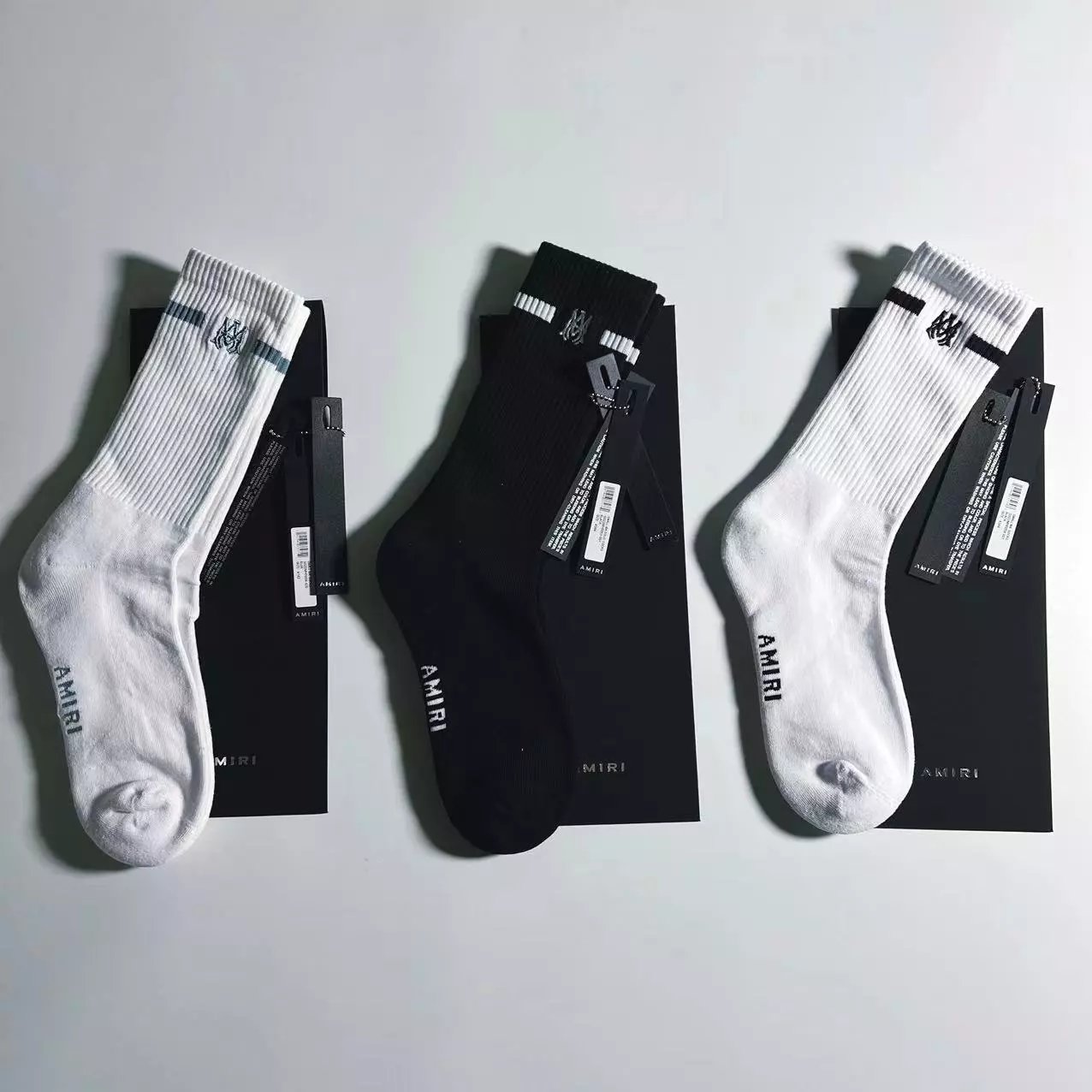 AMIRI Ribbed Crew Socks