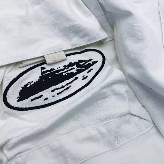 Corteiz Jackets Hooded Half-Zip Cargo Pocket Jacket product detail image 5