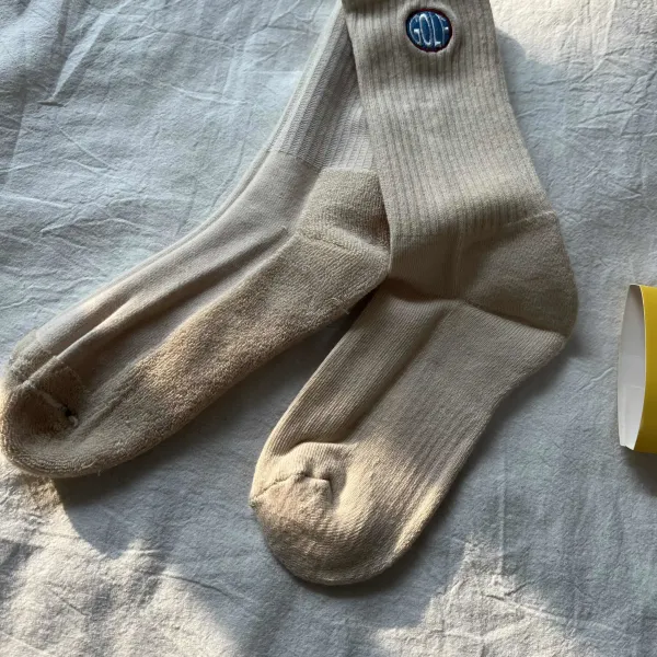 Design GOLF Wang Tabi Socks Beige Socks - 7