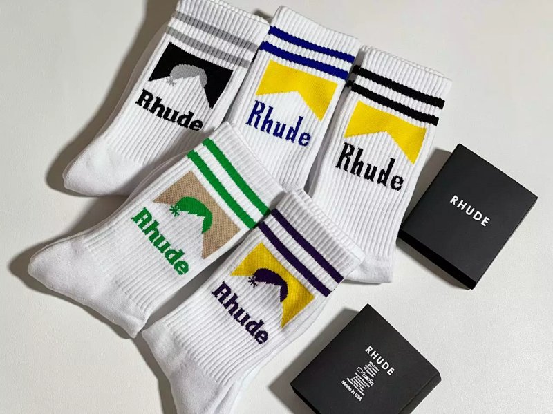RHUDE 2025 towel socks