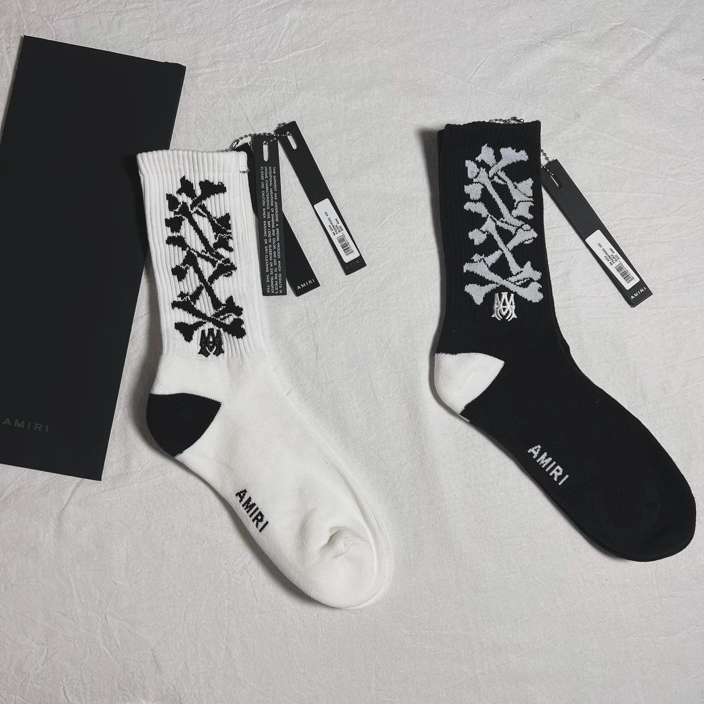 AMIRI Crossbones Crew Socks