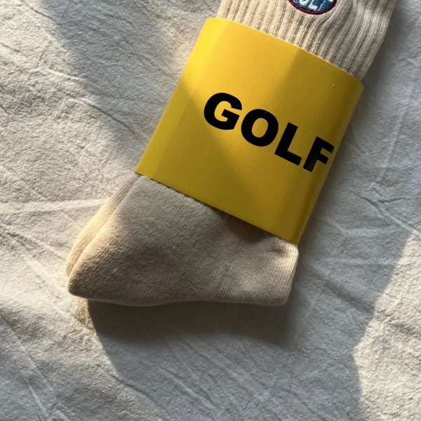 Design GOLF Wang Tabi Socks Beige Socks - 3