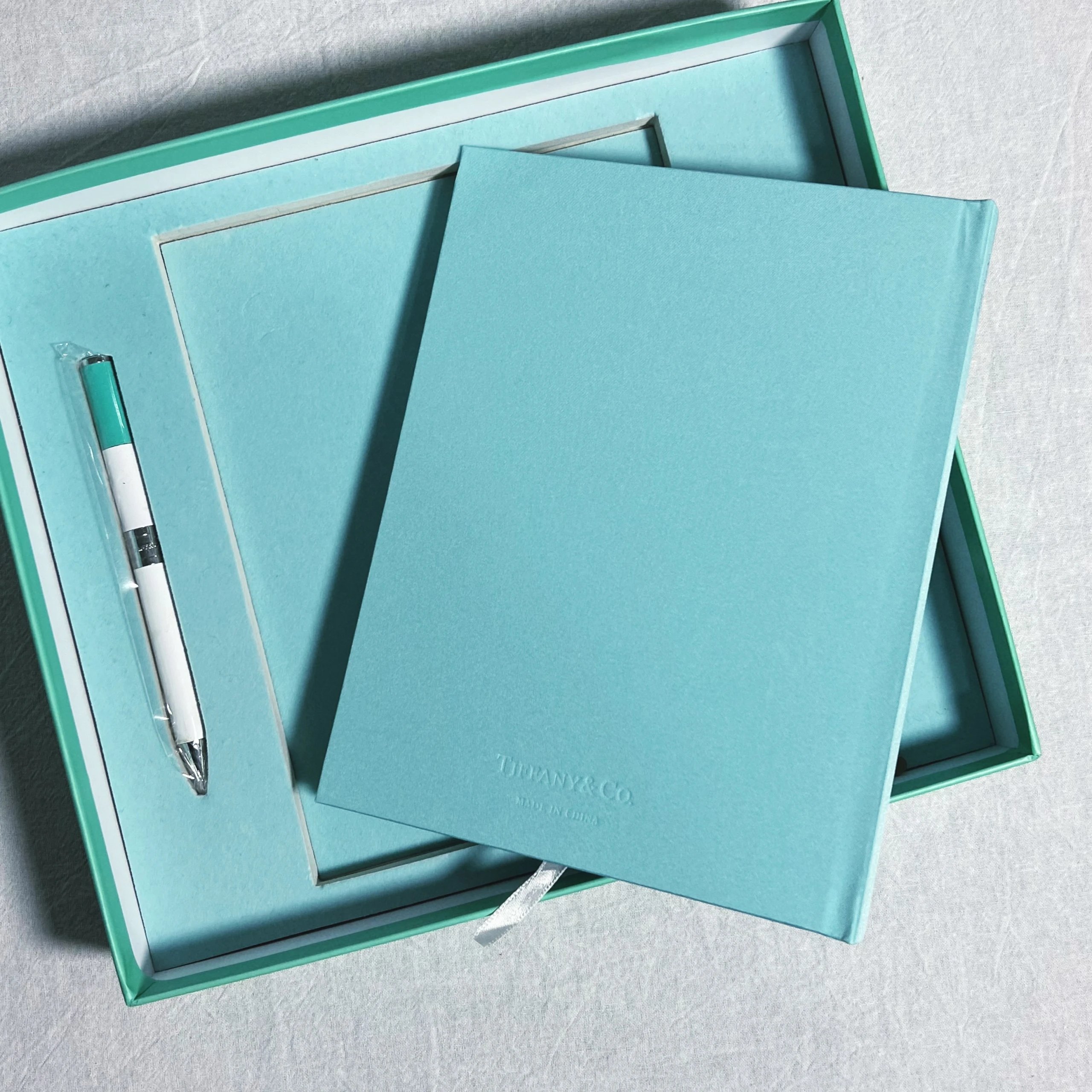 Tiffany & Co. Notebook and Pen