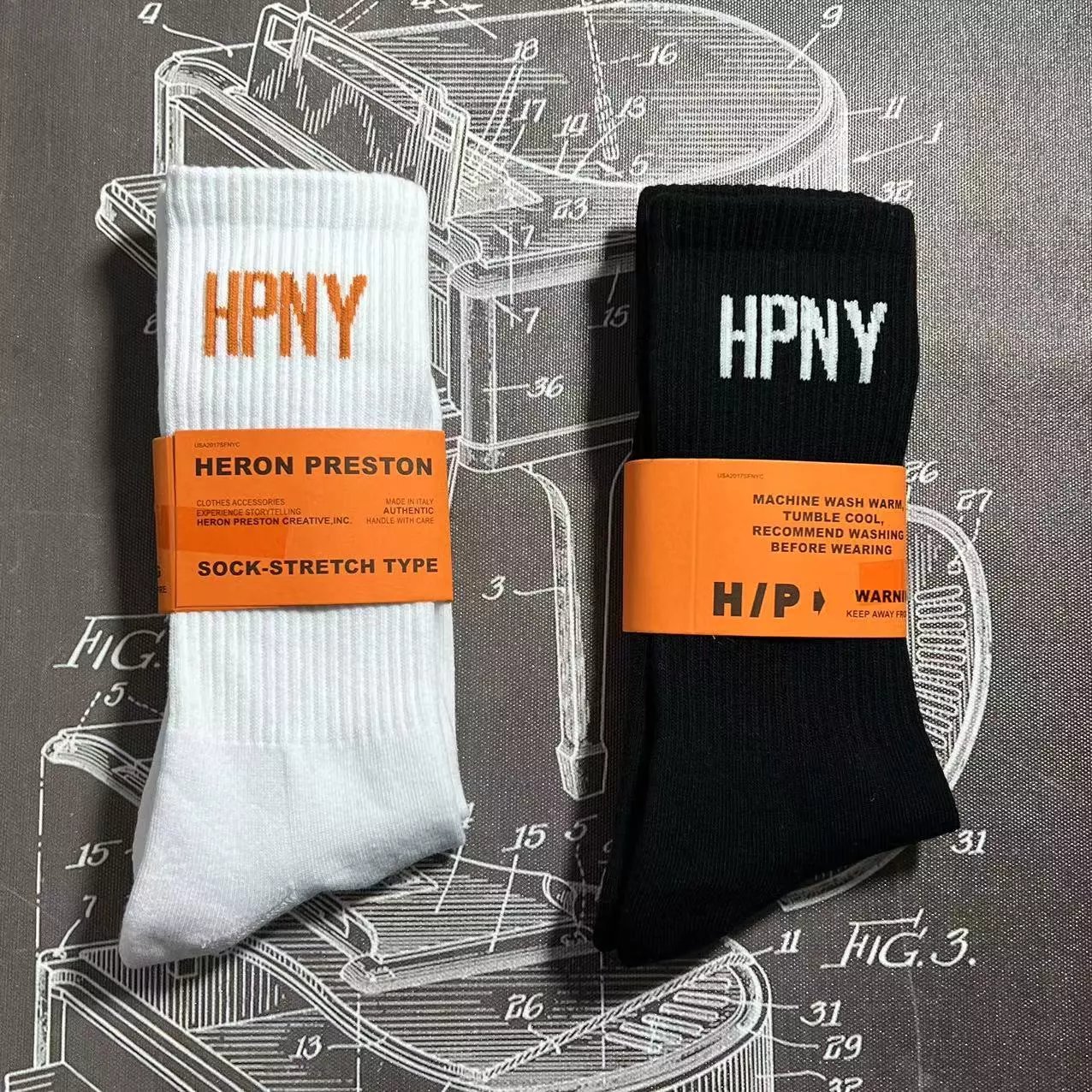 Heron Preston HPNY Sock-Stretc