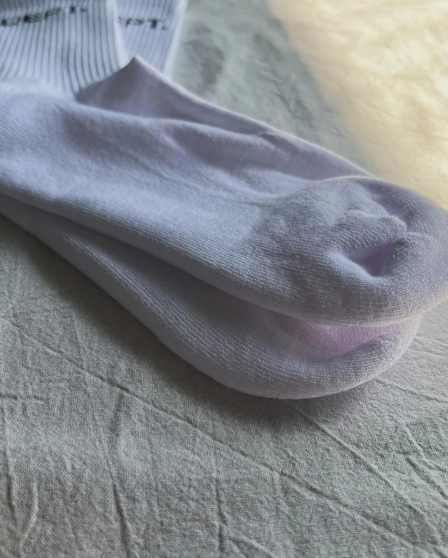 Gallery Dept Crew Sock Long Black and White Socks - 7