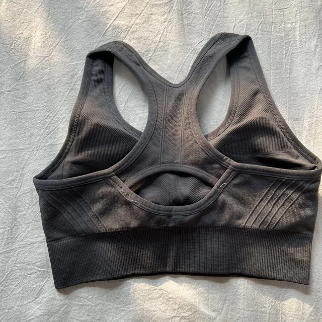 Nike Underwear Racerback sports bra with ribbed underband product detail image 5