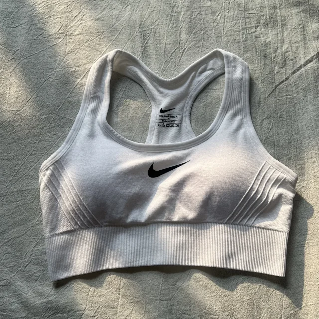 Nike Underwear Racerback sports bra with ribbed underband product detail image 9