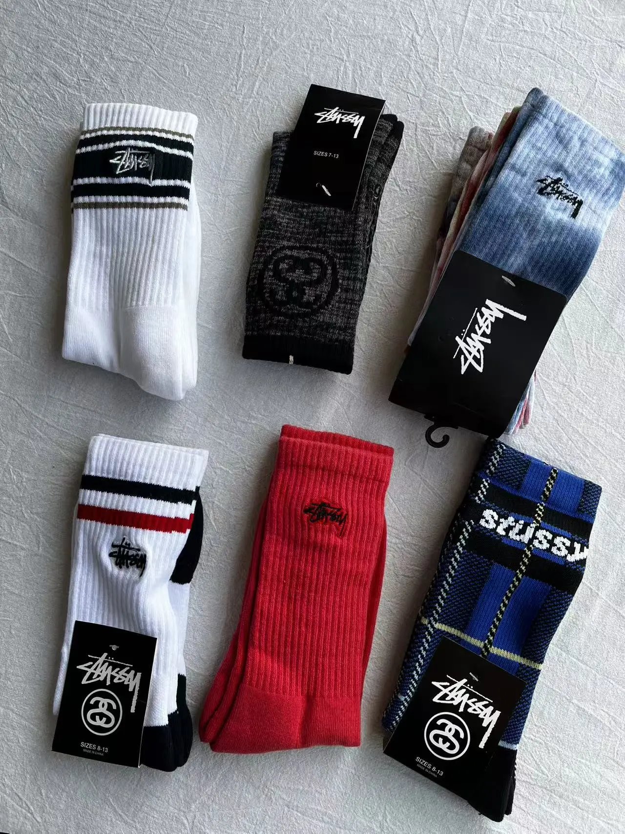 Stussy Crew Socks [6 styles]