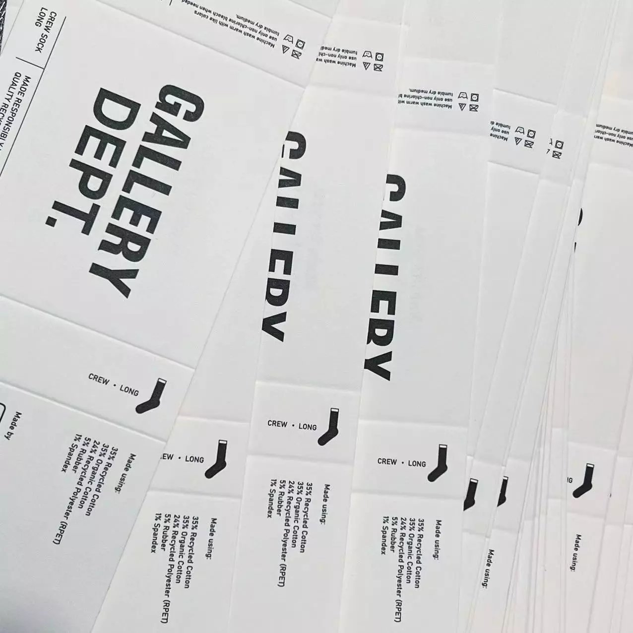 Gallery Dept. Art That Kills Crew Sock Long White - 13