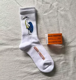 thumbnail for Heron Preston towel bottm socks 仙鹤毛巾底袜子 高街袜子