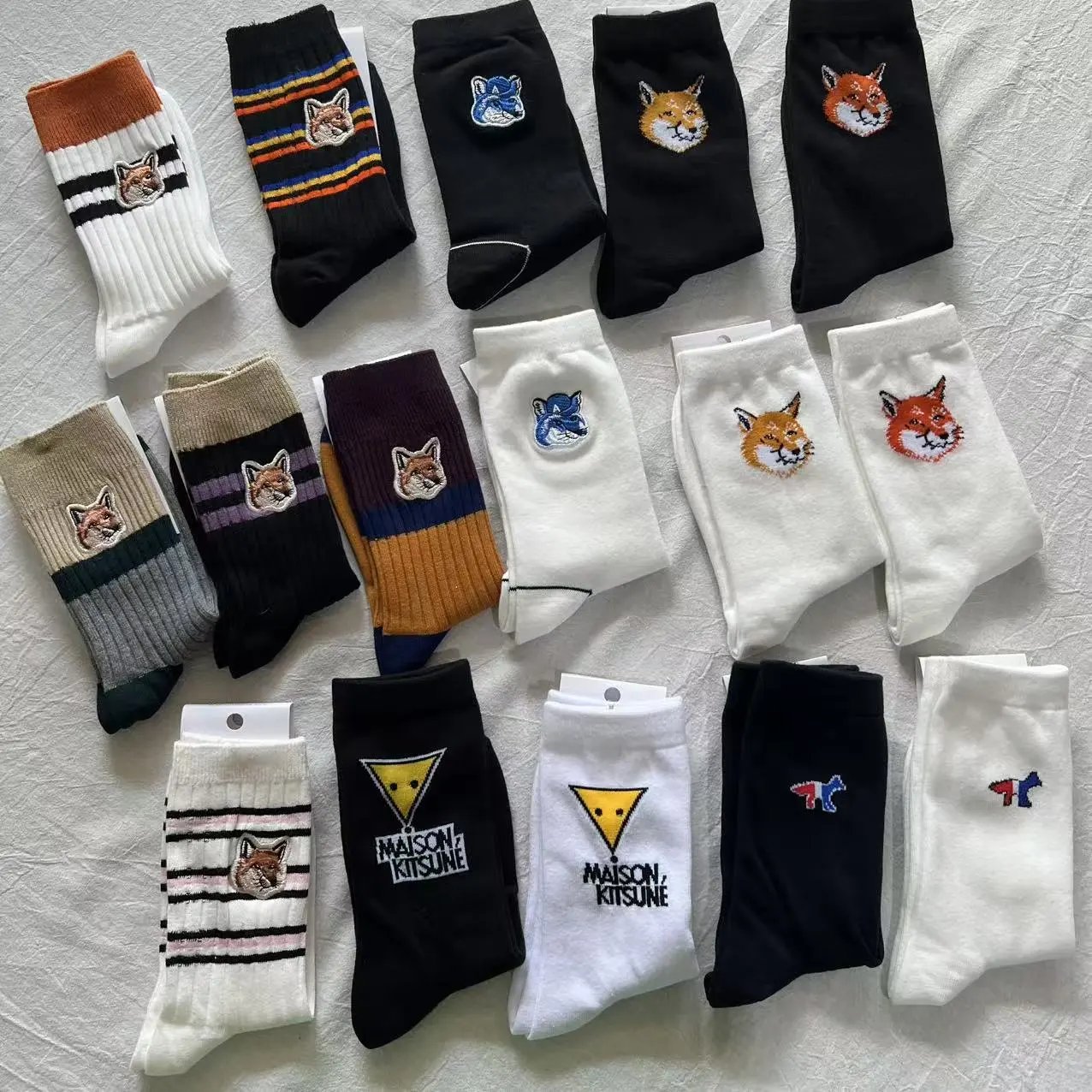 Maison Kitsune Fox Embroidery 