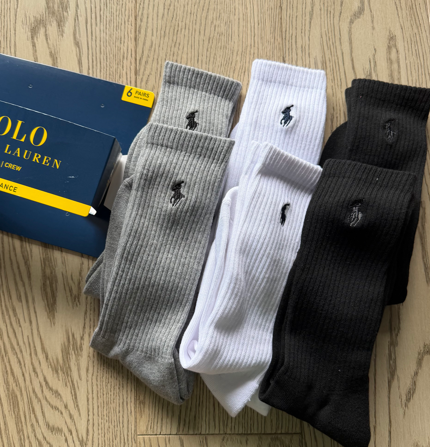 Rl 6 pairs a set towel socks 6双装骑马袜子 3