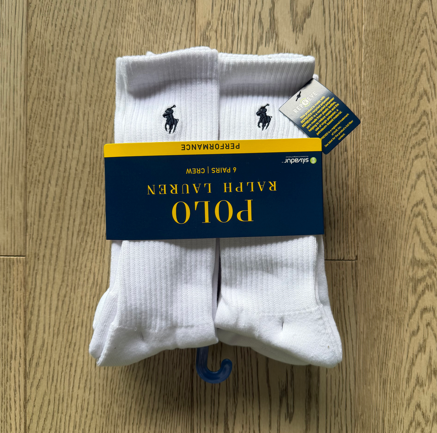 Rl 6 pairs a set towel socks 6双装骑马袜子